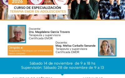 Curso de especialización: terapia EMDR en adolescentes